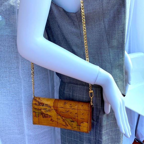 Alviero Martini Wallet  Clutch Chain added - Picture 1 of 14